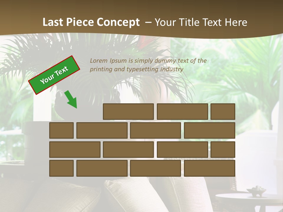 Asian Column Decoration PowerPoint Template