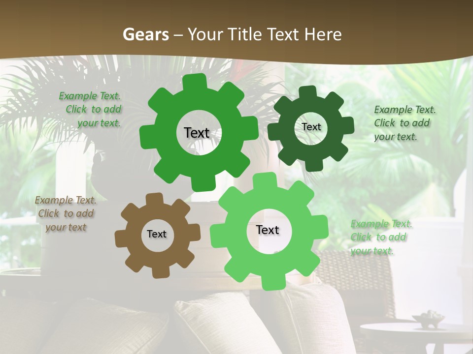 Asian Column Decoration PowerPoint Template