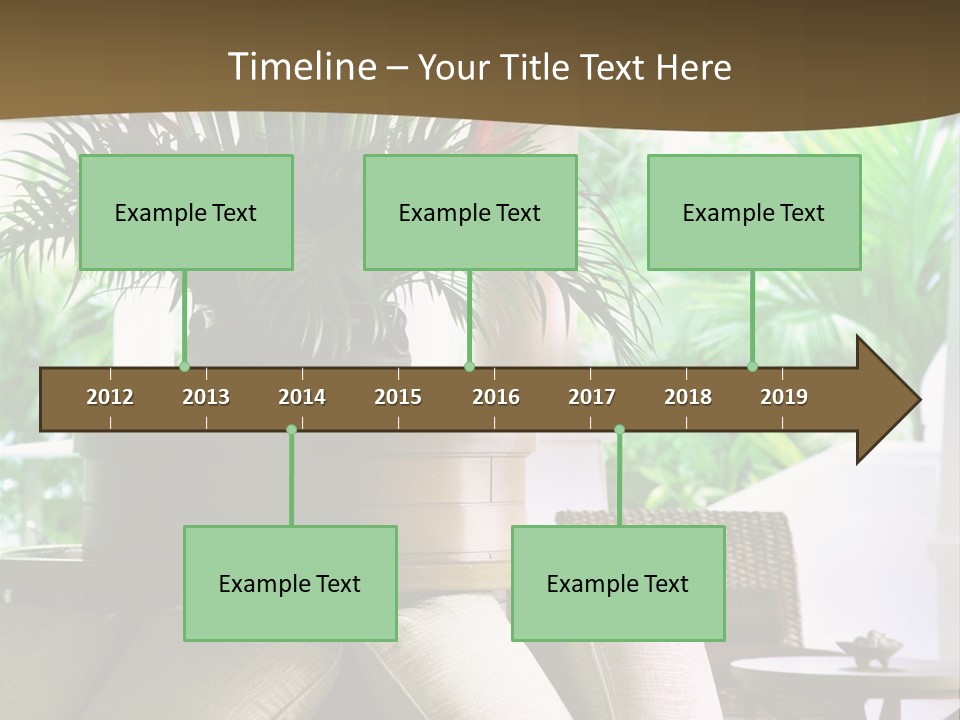 Asian Column Decoration PowerPoint Template