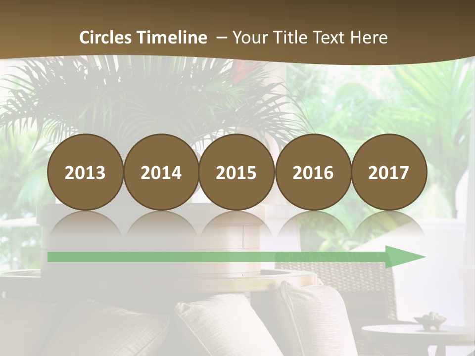 Asian Column Decoration PowerPoint Template