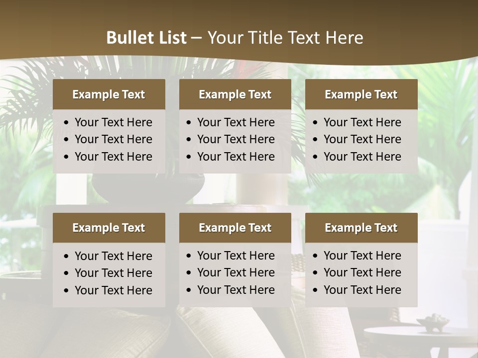 Asian Column Decoration PowerPoint Template