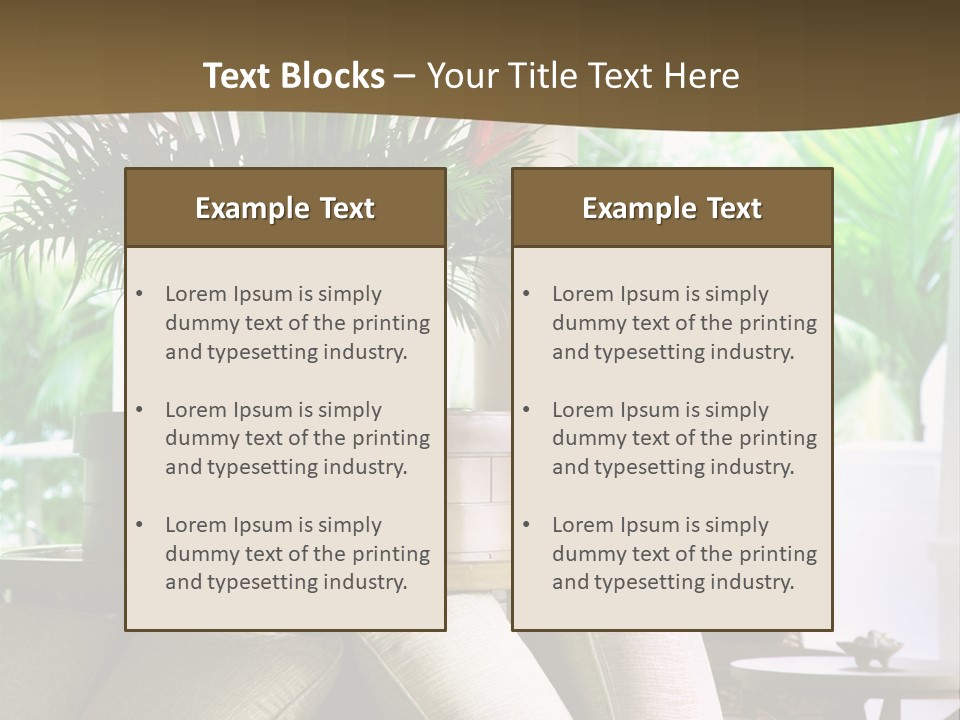 Asian Column Decoration PowerPoint Template