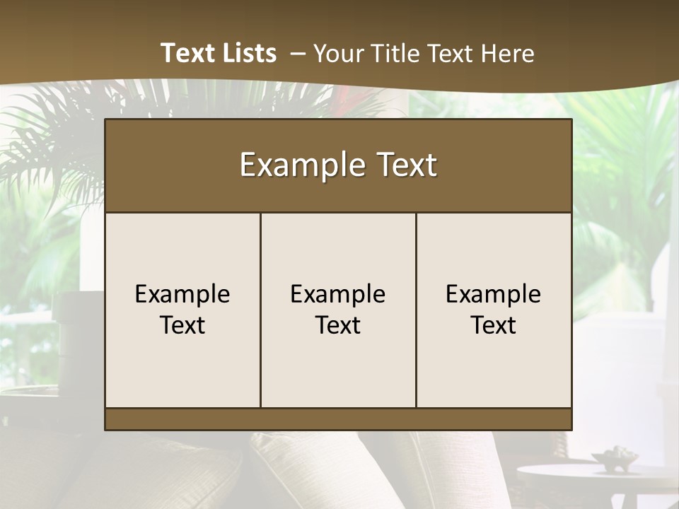 Asian Column Decoration PowerPoint Template