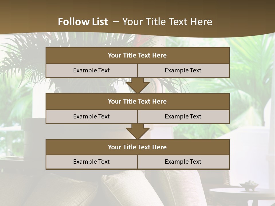 Asian Column Decoration PowerPoint Template