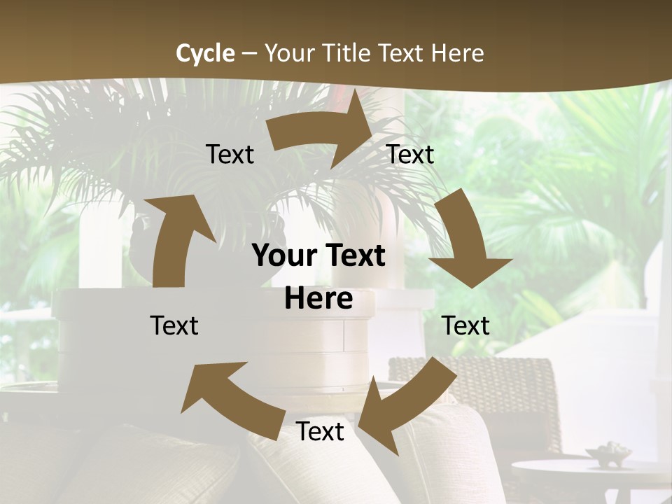 Asian Column Decoration PowerPoint Template