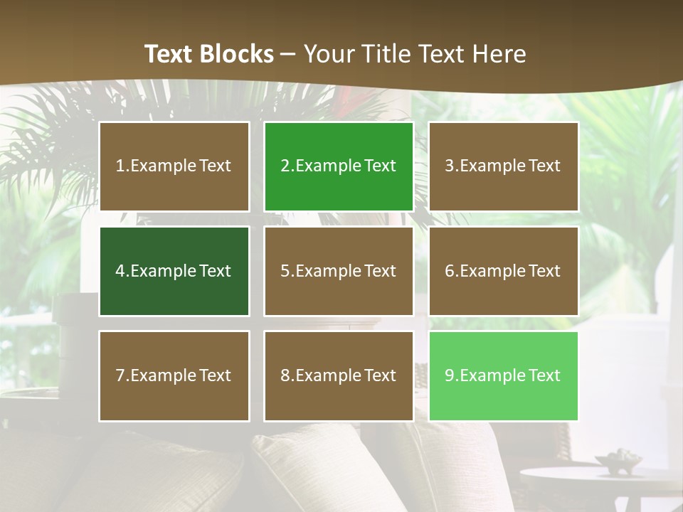 Asian Column Decoration PowerPoint Template