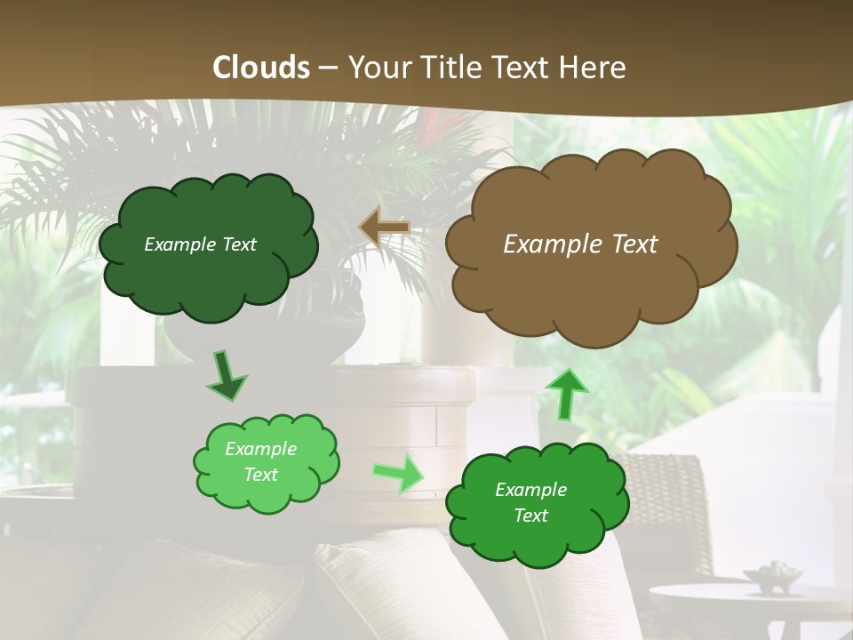 Asian Column Decoration PowerPoint Template