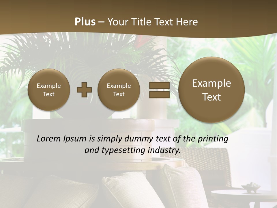 Asian Column Decoration PowerPoint Template