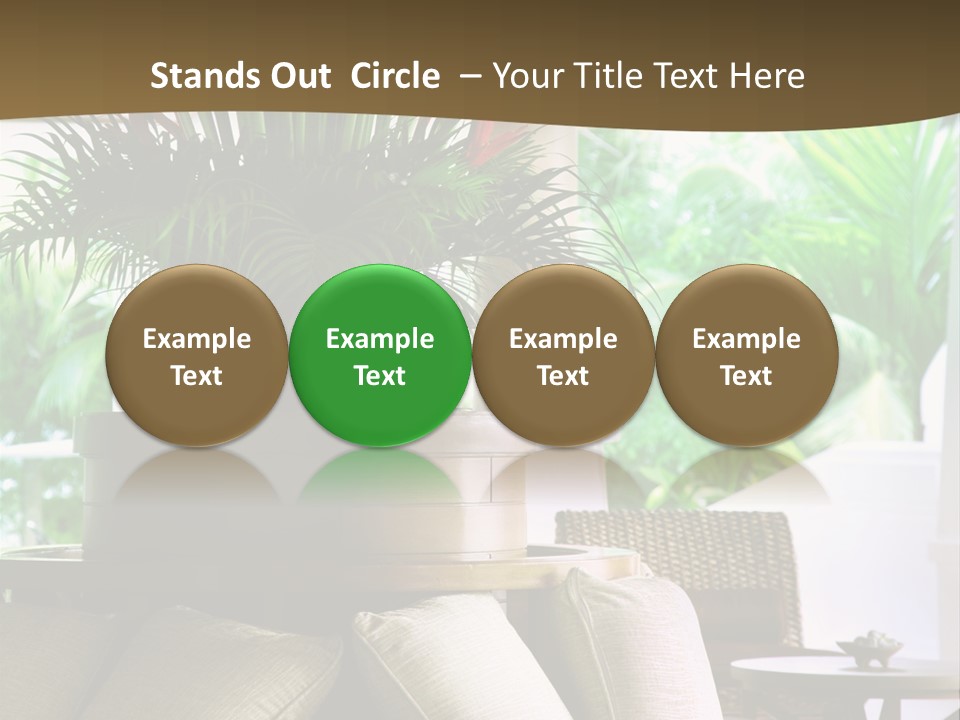 Asian Column Decoration PowerPoint Template
