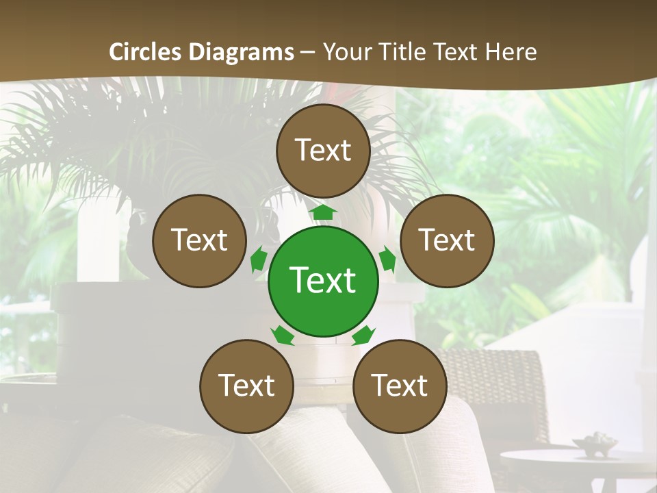 Asian Column Decoration PowerPoint Template