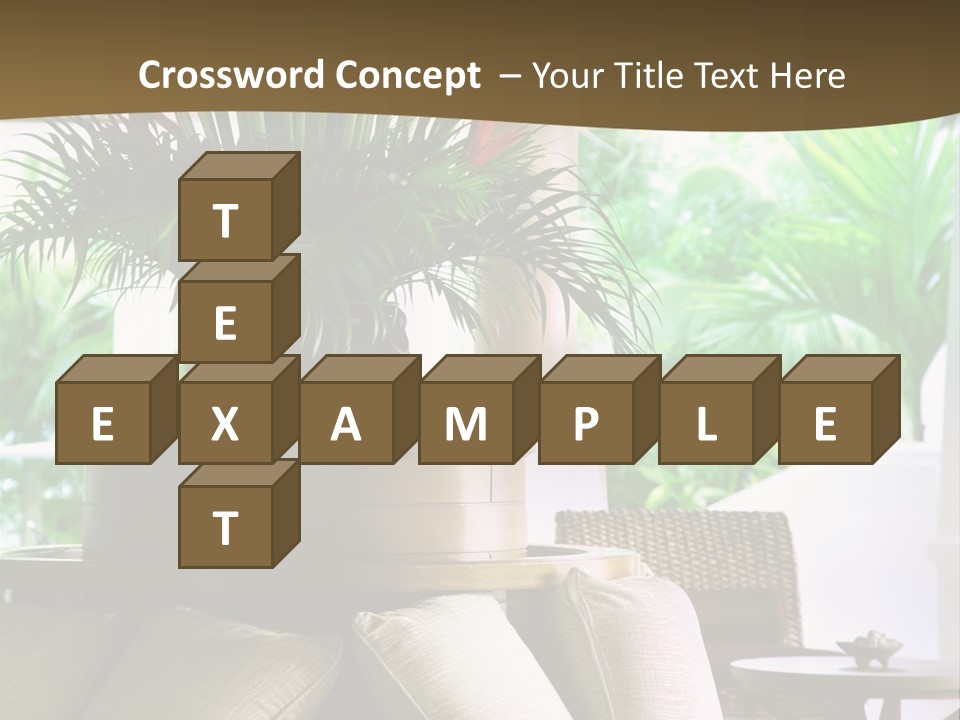 Asian Column Decoration PowerPoint Template