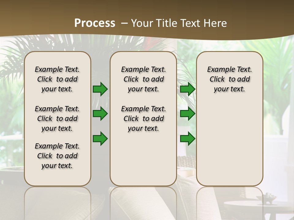 Asian Column Decoration PowerPoint Template