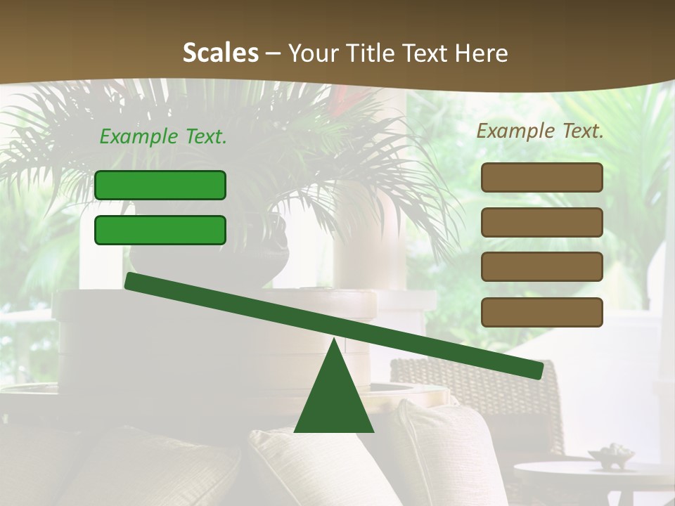 Asian Column Decoration PowerPoint Template
