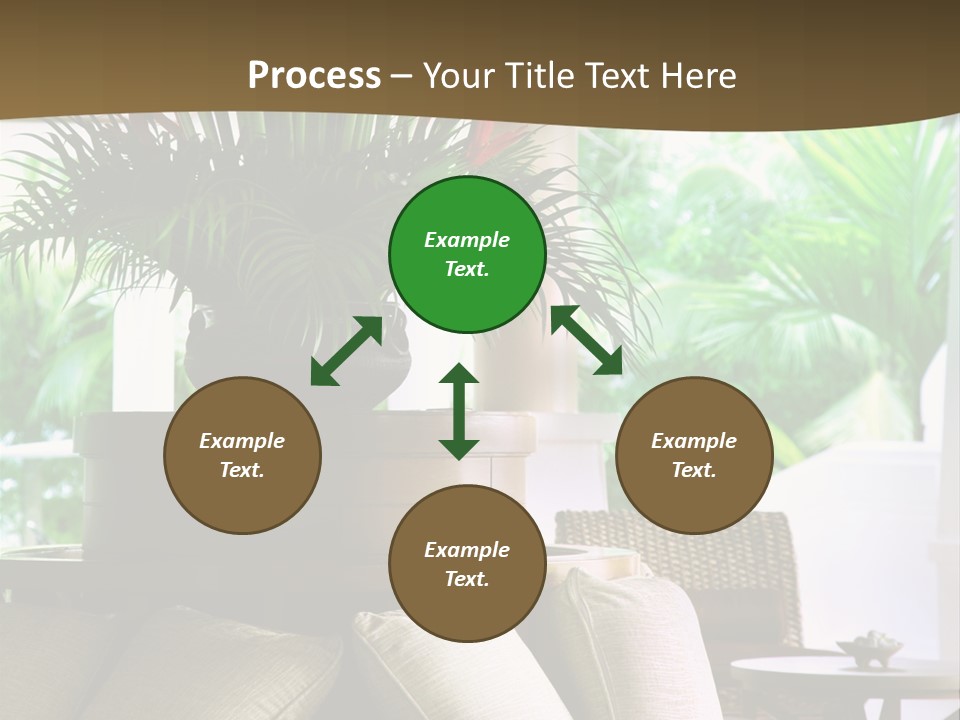 Asian Column Decoration PowerPoint Template