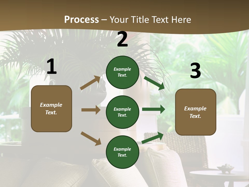 Asian Column Decoration PowerPoint Template