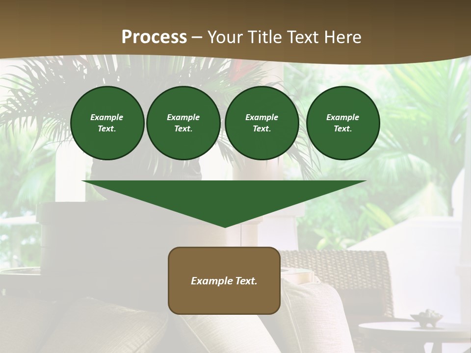 Asian Column Decoration PowerPoint Template
