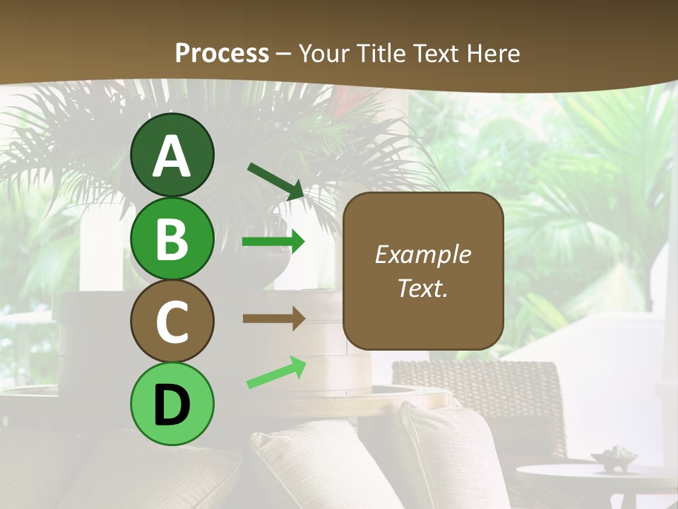 Asian Column Decoration PowerPoint Template