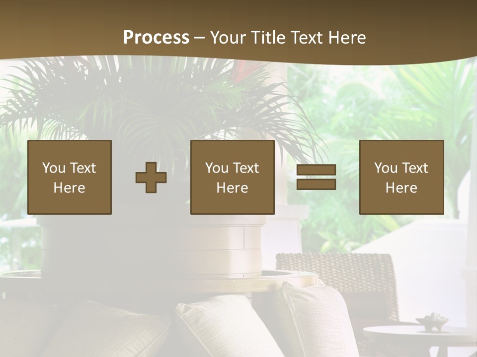Asian Column Decoration PowerPoint Template