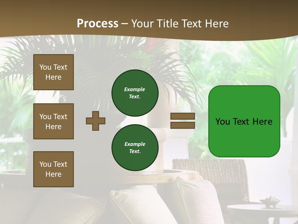 Asian Column Decoration PowerPoint Template