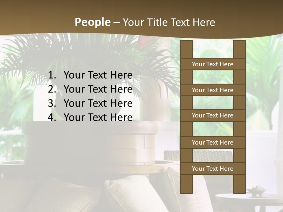 Asian Column Decoration PowerPoint Template