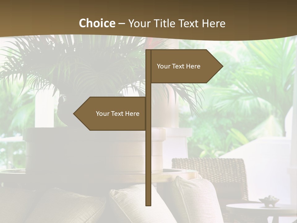 Asian Column Decoration PowerPoint Template