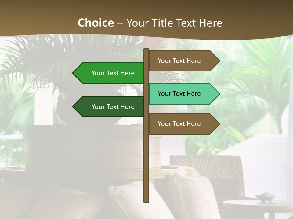 Asian Column Decoration PowerPoint Template