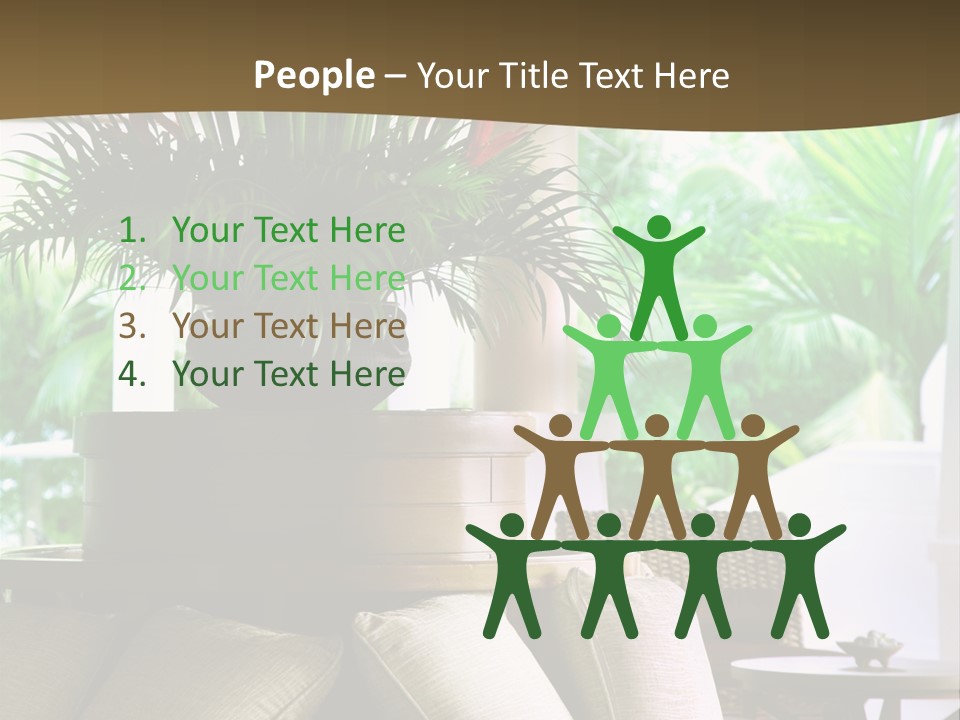 Asian Column Decoration PowerPoint Template