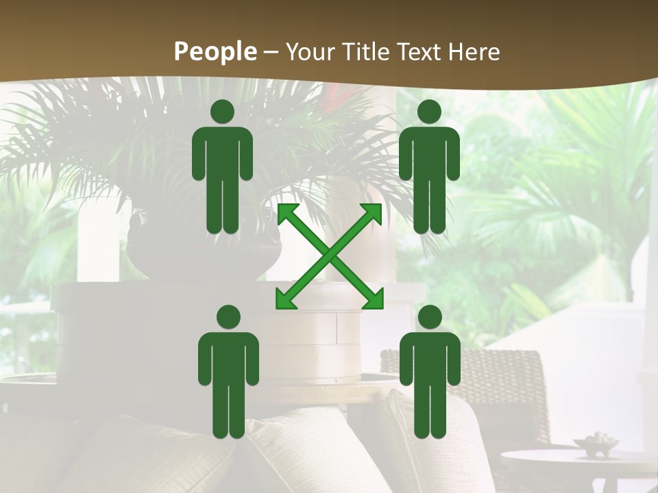 Asian Column Decoration PowerPoint Template