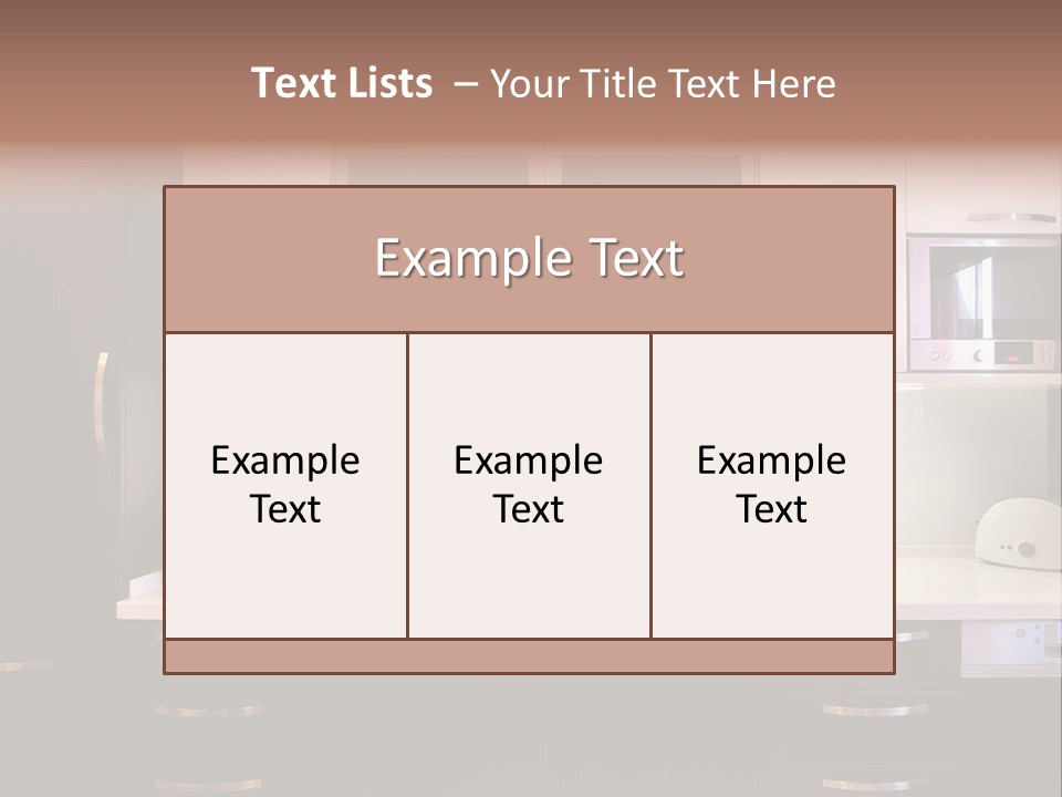 Indoor Details Flat PowerPoint Template