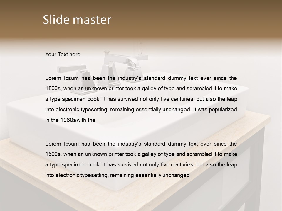 Details Interior Design Fixtures PowerPoint Template