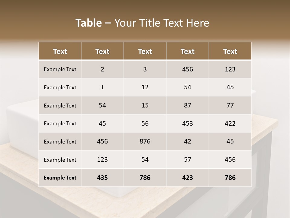Details Interior Design Fixtures PowerPoint Template