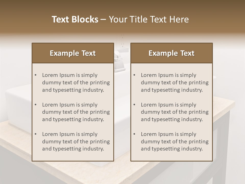 Details Interior Design Fixtures PowerPoint Template