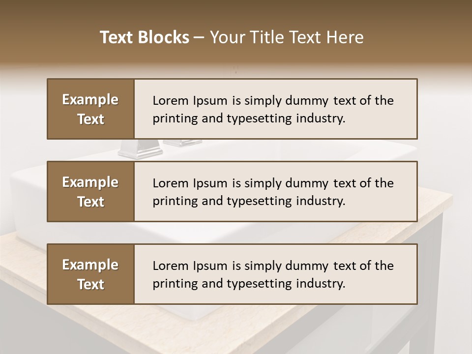 Details Interior Design Fixtures PowerPoint Template