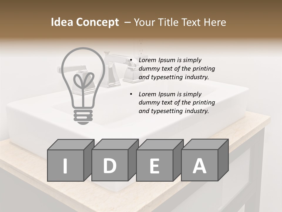Details Interior Design Fixtures PowerPoint Template