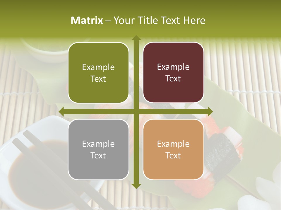 Sauce Japanese Closeup PowerPoint Template