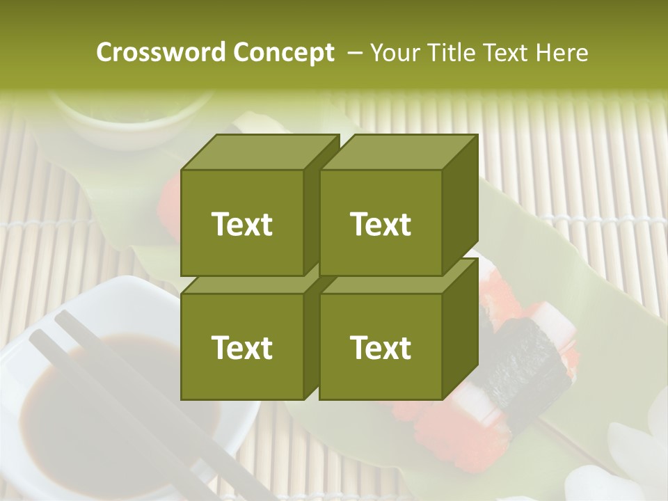 Sauce Japanese Closeup PowerPoint Template