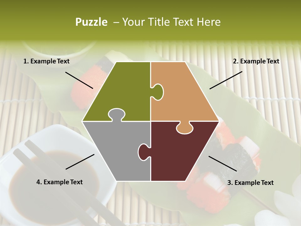 Sauce Japanese Closeup PowerPoint Template