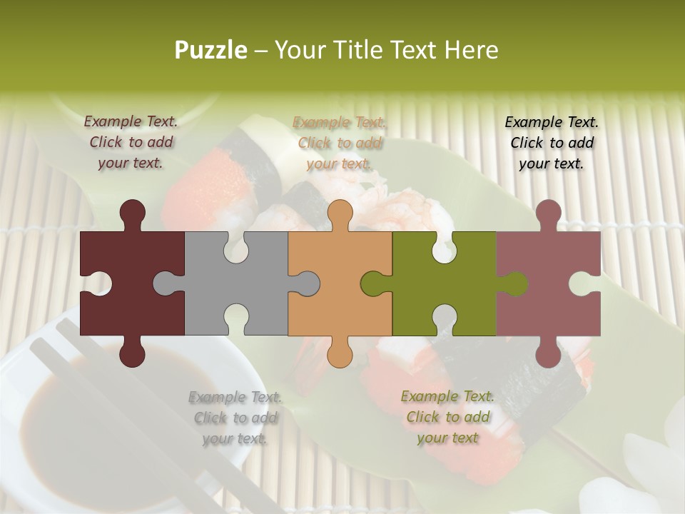 Sauce Japanese Closeup PowerPoint Template