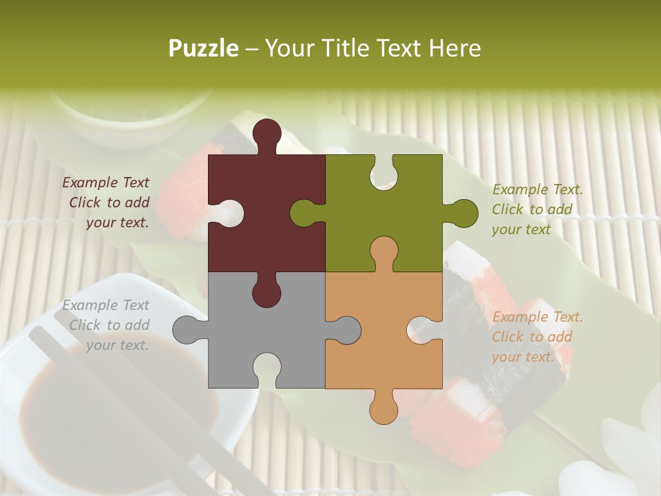 Sauce Japanese Closeup PowerPoint Template