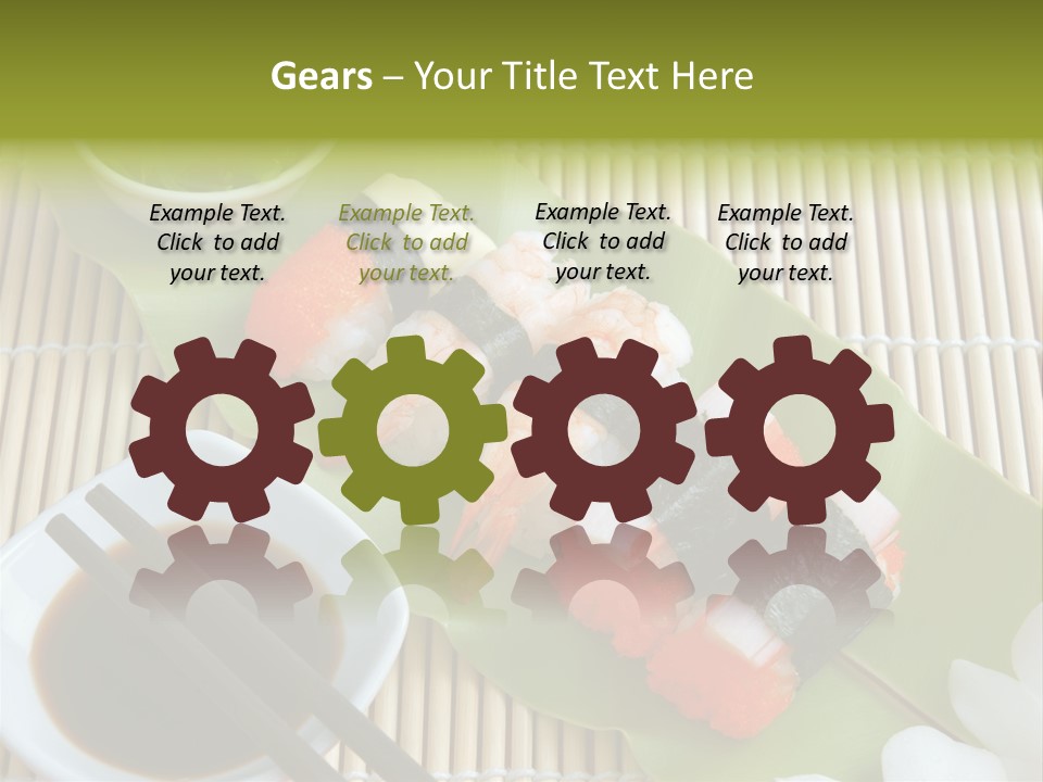 Sauce Japanese Closeup PowerPoint Template