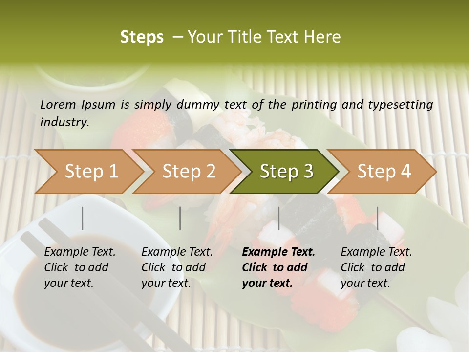 Sauce Japanese Closeup PowerPoint Template