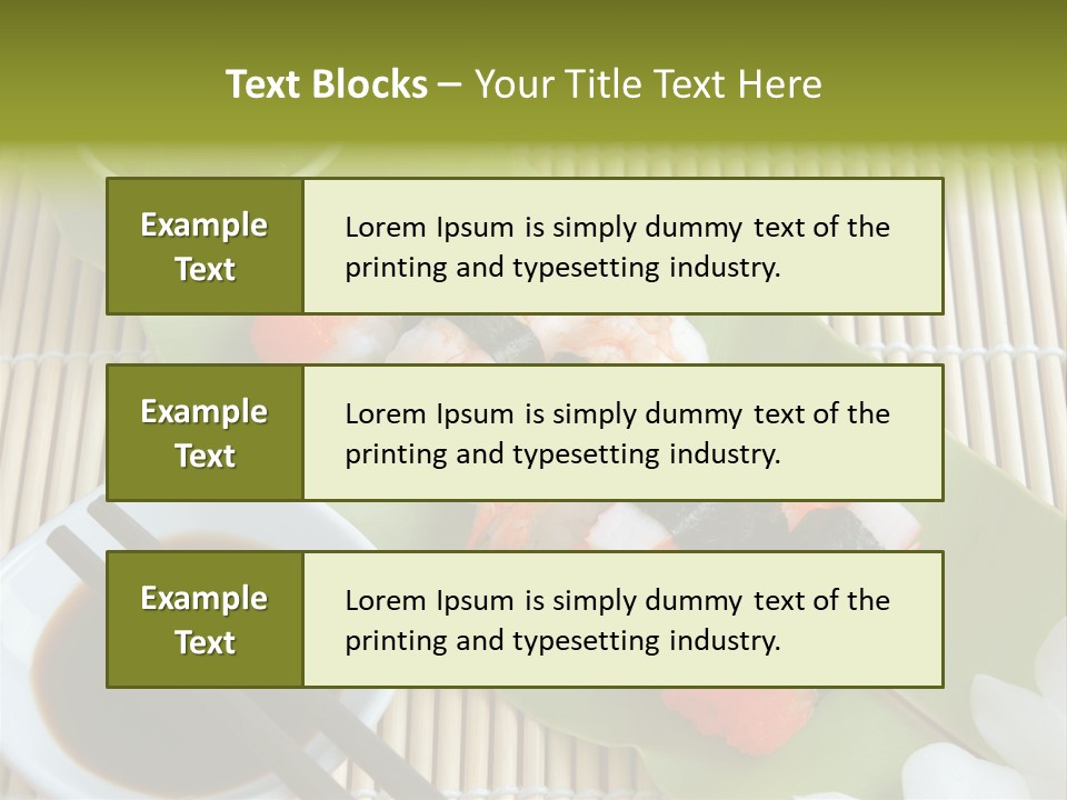Sauce Japanese Closeup PowerPoint Template