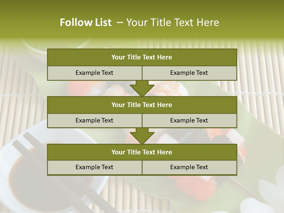 Sauce Japanese Closeup PowerPoint Template