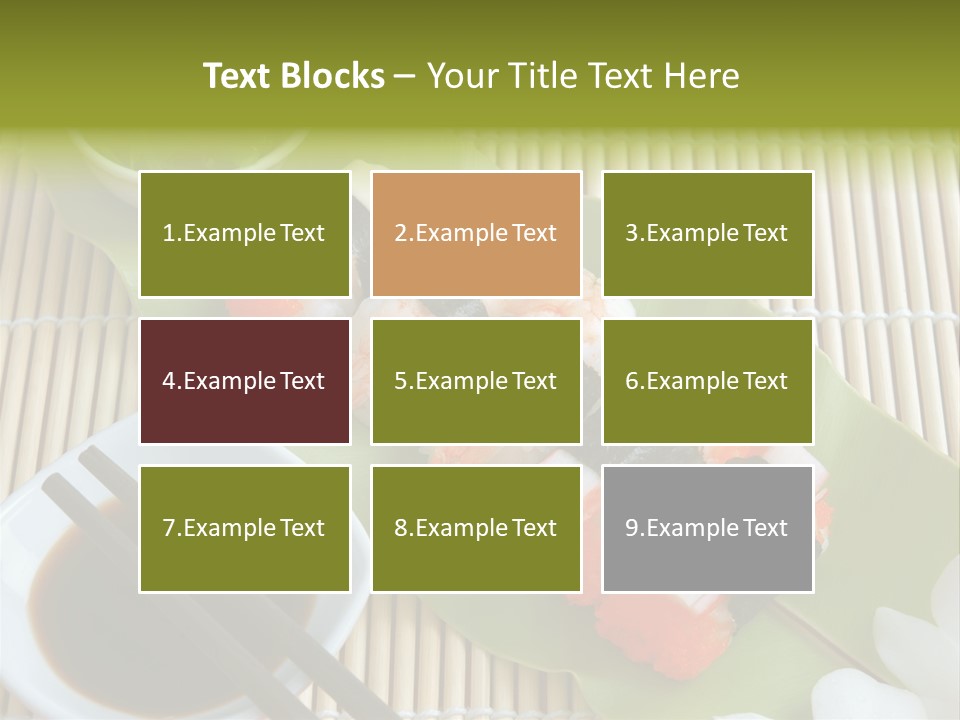 Sauce Japanese Closeup PowerPoint Template