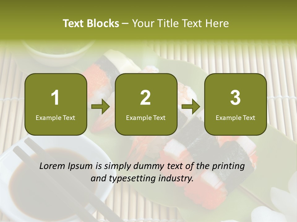 Sauce Japanese Closeup PowerPoint Template