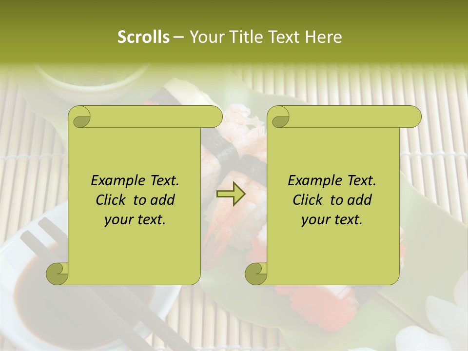 Sauce Japanese Closeup PowerPoint Template