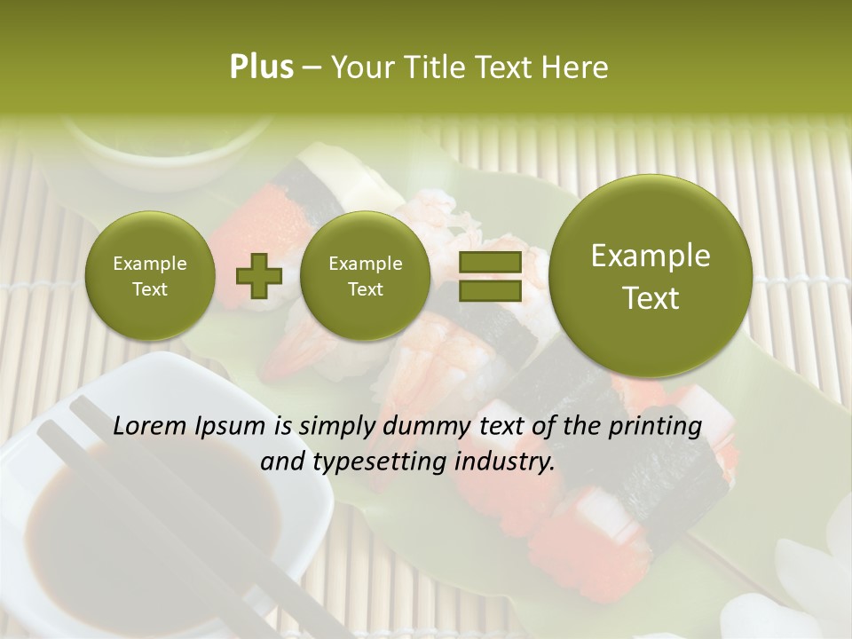 Sauce Japanese Closeup PowerPoint Template
