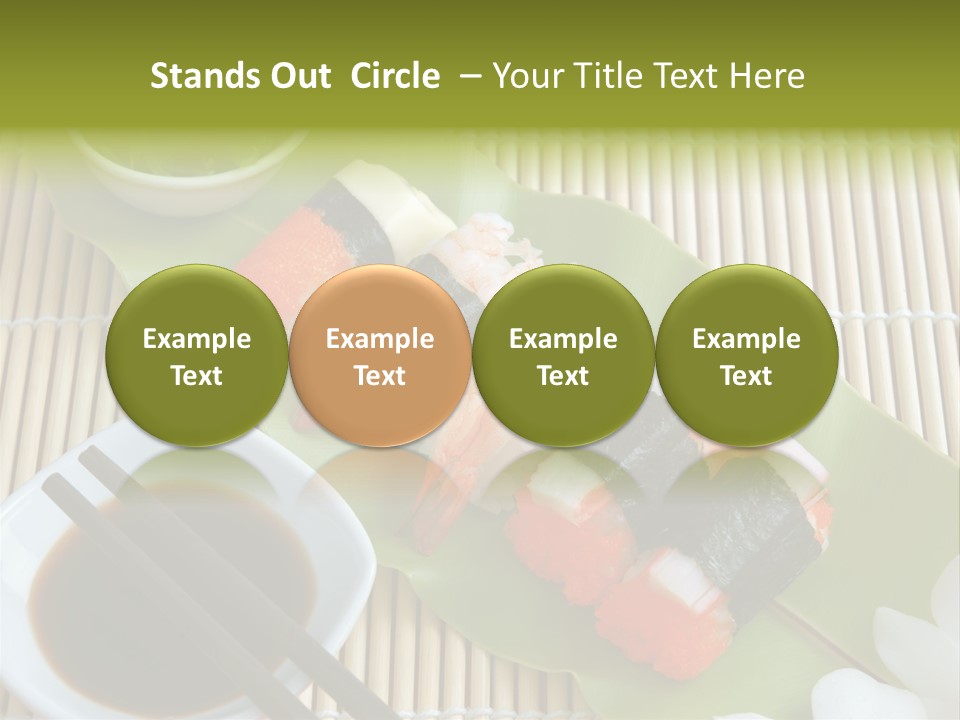 Sauce Japanese Closeup PowerPoint Template