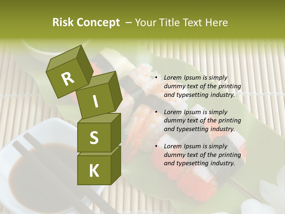 Sauce Japanese Closeup PowerPoint Template