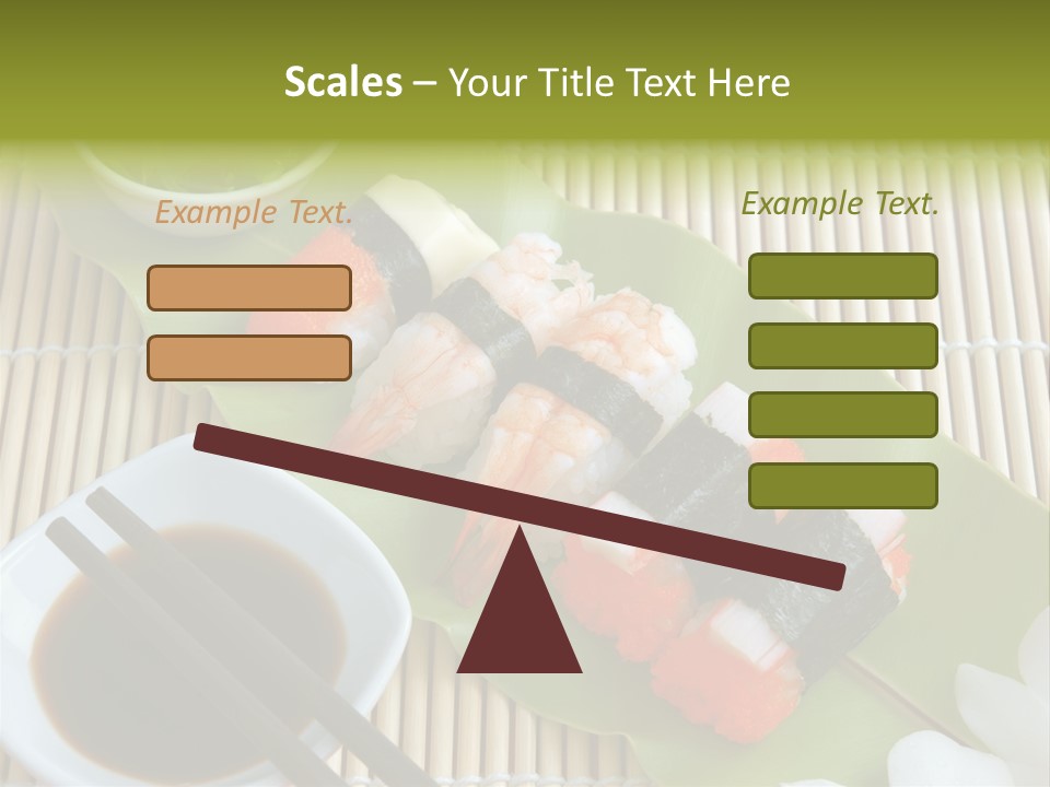 Sauce Japanese Closeup PowerPoint Template